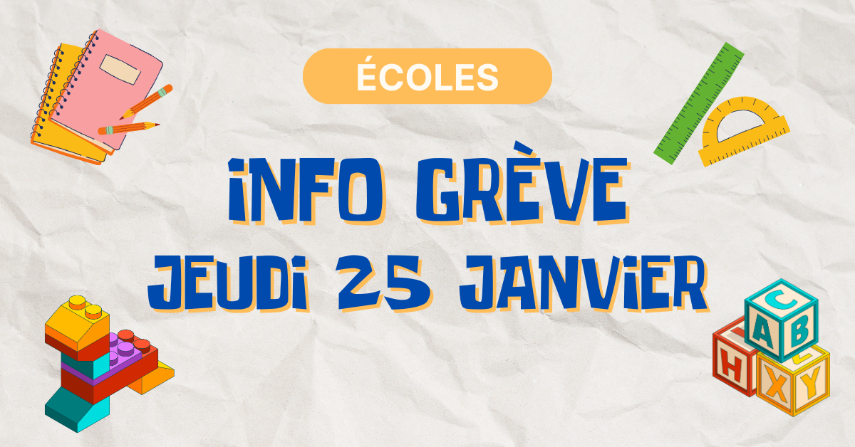 INFO Grève Jeudi 25 janvier 2024 Mairie de LudonMédoc